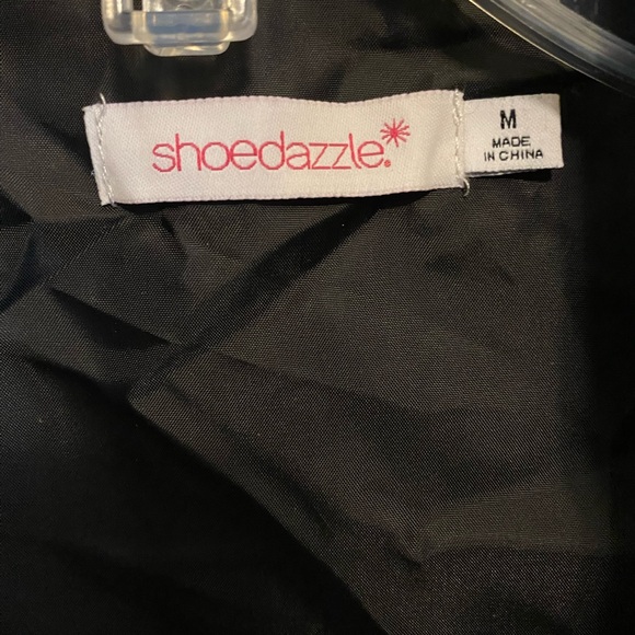 Faux Leather Biker Vest Jacket Women’s Size Medium Shoedazzle - Picture 4 of 4